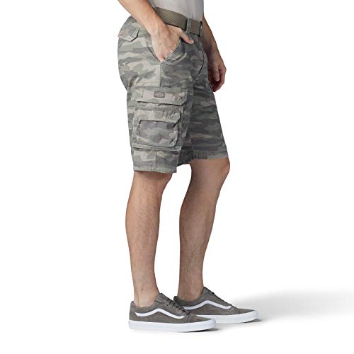 Lee Herren Latzhose Neu Gürtel Wyoming Cargo Short Cargos, Fatigue Camo, 46 – Ansicht 3