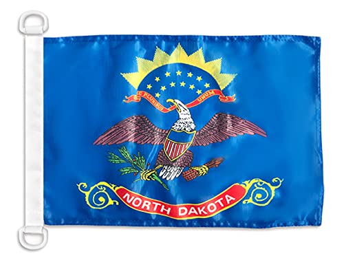 AZ FLAG North Dakota Nautical Flag 18'' x 12'', US state of Dakota du Nord flags 30 x 45 cm, Banner 12x18 in for boat — image 1