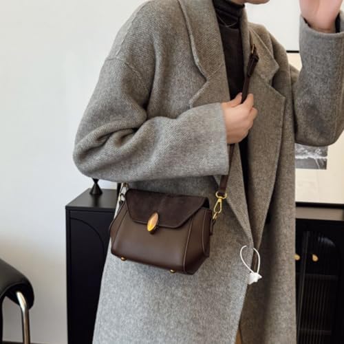 Small Crossbody Bag for Women Vegan Leather Shoulder Purse Trendy Elegant Purse Small Hobo Shoulder Bag with Cute Strawberry Bag Charm2