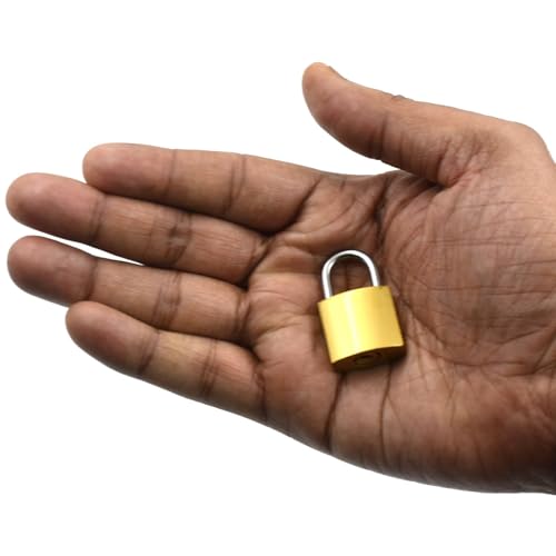 Image of Solid Imitation Copper Lock - Strong and Reliable Lock with Copper-Look Design for Home, Office, and Outdoor Use