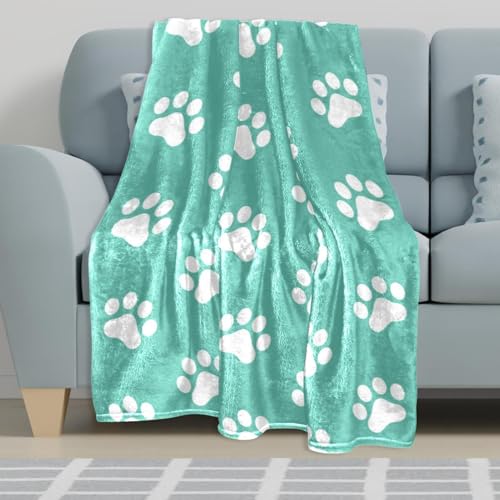 Couverture polaire patte de chat blanc pour des soirées cocooning douillettes - 6