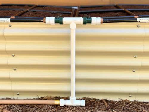 Garden Grid Connection Manifold | 17in Tall | Link All of Your Garden Grids so They can Water Together | Adjust Each grid's Water Output Individually | Perfect for 17