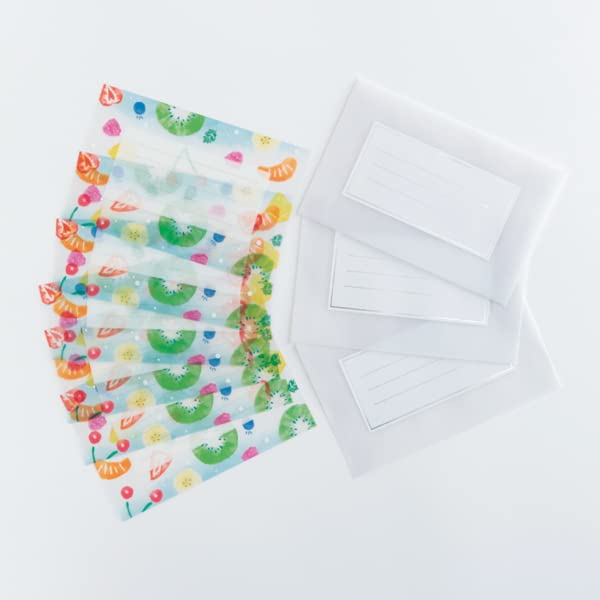 Amazon.co.jp: Green Flash レターセット KOHAKU トウメイレター