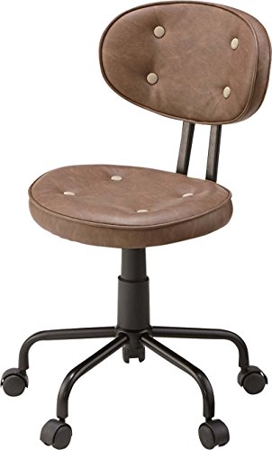 AZUMAYA デスクチェア ブラウン KGI-109BR