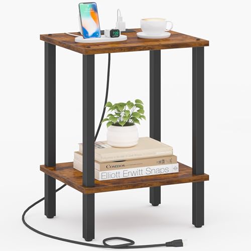 TUTOTAK Charging Station End Table