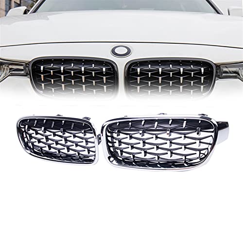 Grilles course météore pour BMW Série 3 F30 F35 F31 2012-2018 en duo noir
