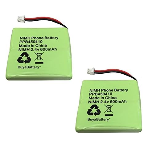 2 x Buyabattery® Branded PPB450410 BT Verve 450 Phone Battery 2.4V 600mAh NiMH Cover
