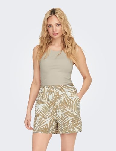 ONLY Damen Onlkenya Rib Tank Top JRS Noos, Pumice Stone,XXL – Ansicht 2