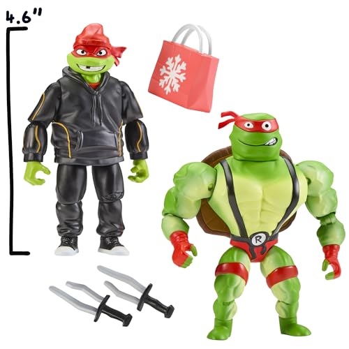 Teenage Mutant Ninja Turtles Raphael and Ralph Theatrical Short Figure 2-Pack by Playmates Toys by TEENAGE MUTANT NINJA - Used condition - Image 4