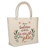 Planetee Sac isotherme de plage Ludivine la vie est plus jolie