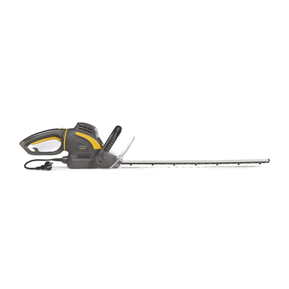 STIGA SHT 600 Tagliasiepi Elettrico - 600 W, Lama 61 cm a Doppia Azione, Impugnatura Rotante 180°, 2400 SPM, Leggero ed Ergonomico
