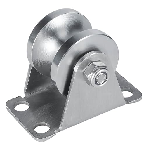 KCNOFNC Umlenkrolle Stahlseil, Umlenkrollen für Seile, Seilrolle mit 2 Kugellager | 1 Stück