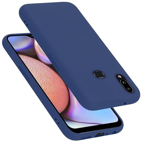 Cadorabo Funda de Silicona Compatible con Samsung Galaxy A10s / M01s, Funda Protectora de Cuerpo Completo para Galaxy A10s / M01s- Resistente a arañazos y Golpes Fina Funda de TPU - Liquid Azul
