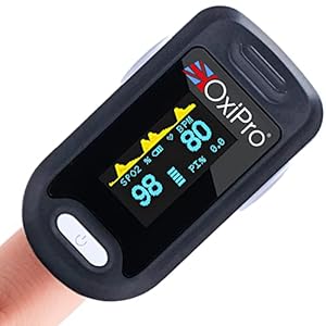 OxiPro 2 – NHS Supplied Pulse Oximeter – CE Approved Blood Oxygen Monitor – Finger Oxygen Saturation Monitor / SATS…