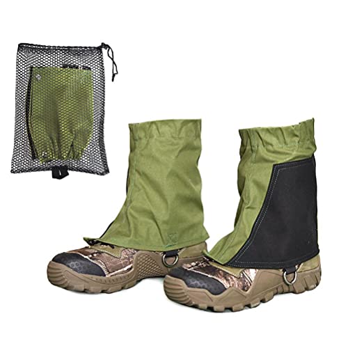 Mify Gaiters Low Gators Waterproof Ankle Gaiters Adjustable Protective Shoe Covers for Women Men Hiking Climbing Walking