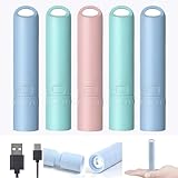 Darlur 5Pack Mini Small LED Flashlights，USB C Rechargeable Flash Lights，Ultralight Zoomable Flashlights for Home, Emergency, Camping ，Dog Walking，Bulk for Gifts