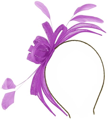 Serre-tête en sinamay Tulipe, accessoire de coiffure intemporel au coloris chic