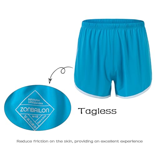 ZONBAILON Men's Boxer Shorts Loose Split Side Sexy Breathable Underwear Shorts M L XL 2XL 3XL4