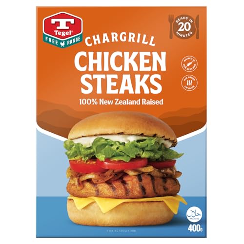 Tegel Free Range Chargrill Chicken Steak 400g - Frozen