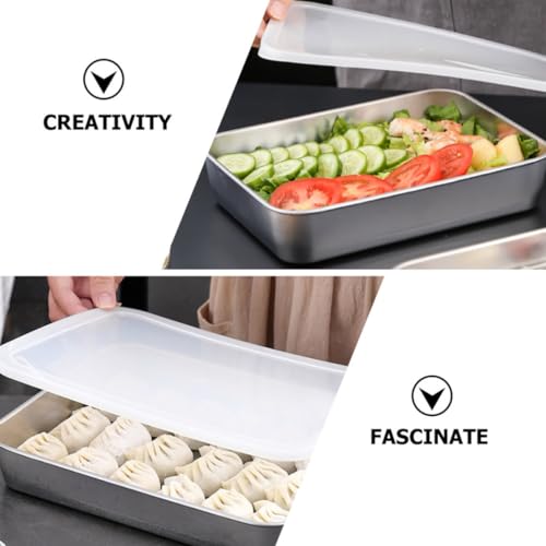 Bandeja de hornear de acero inoxidable reutilizable con gran conductividad térmica 4