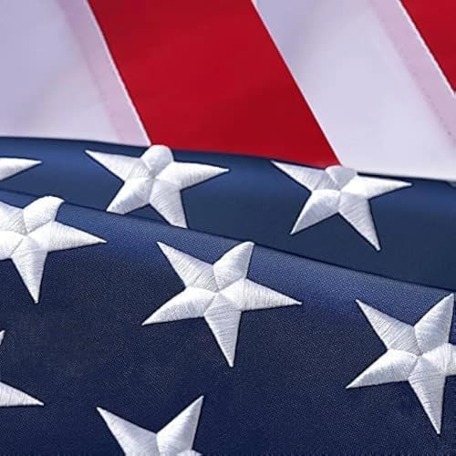 American Flag 3x5 Ft Long Lasting 420D Heavy Duty US Flags for High Wind TearProof Polyester USA