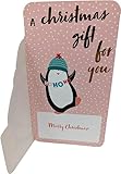 4 Kids Christmas Money Wallets with Envelopes – Shiny Gold Foil Text – Cute Santa, Penguin, Tree & Reindeer Designs – “Merry Christmas” Greeting Inside – Recyclable Eco Packaging - Image 7
