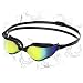 Seaflar Gafas Natacion Polarizadas Antivaho Protección UV400, Correa de Silicona Ajustable - Profesional para Adultos & Adolescentes, Deportes Acuáticos Hombres Mujeres-D-BKCL