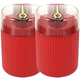 IMIKEYA 2 Stück Pack Automatischer Zahnstocherbehälter aus Pp mit Rundem Design und Feiner Verarbeitung für Reisen und Outdoor Camping