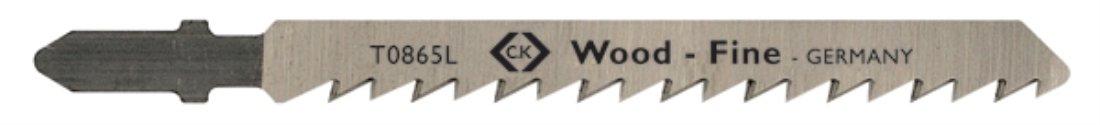 C.K T0865L L Type Wood Cutting Jigsaw Blade, Silver, Type L