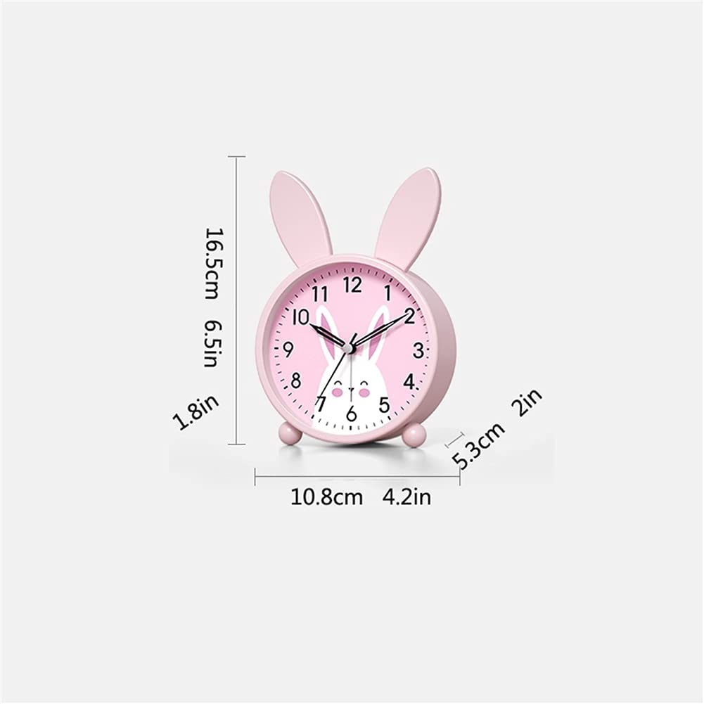 budzik Metalowa skorupa Mały budzik Miękkie światło Night Light Studio Sypialnia Mute Alarm Watch Specjalny Zegar Wózensu High Volion alarm(F)