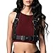 Bmirth Leather Belt Chain Bra Body Harness Belt Waist Body Chain Party Rave Accessories for Women(Leather body chain)
