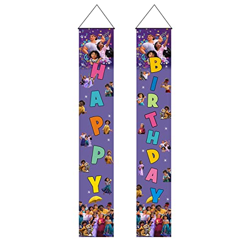 Oulun Birthday Party Banner For Encanto ，Decorations For Kids Birthday Party Door Couplets #TOP3