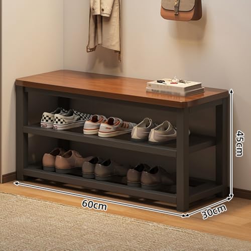 Armoire à chaussures d'entrée avec banc en bois pour éliminer le désordre