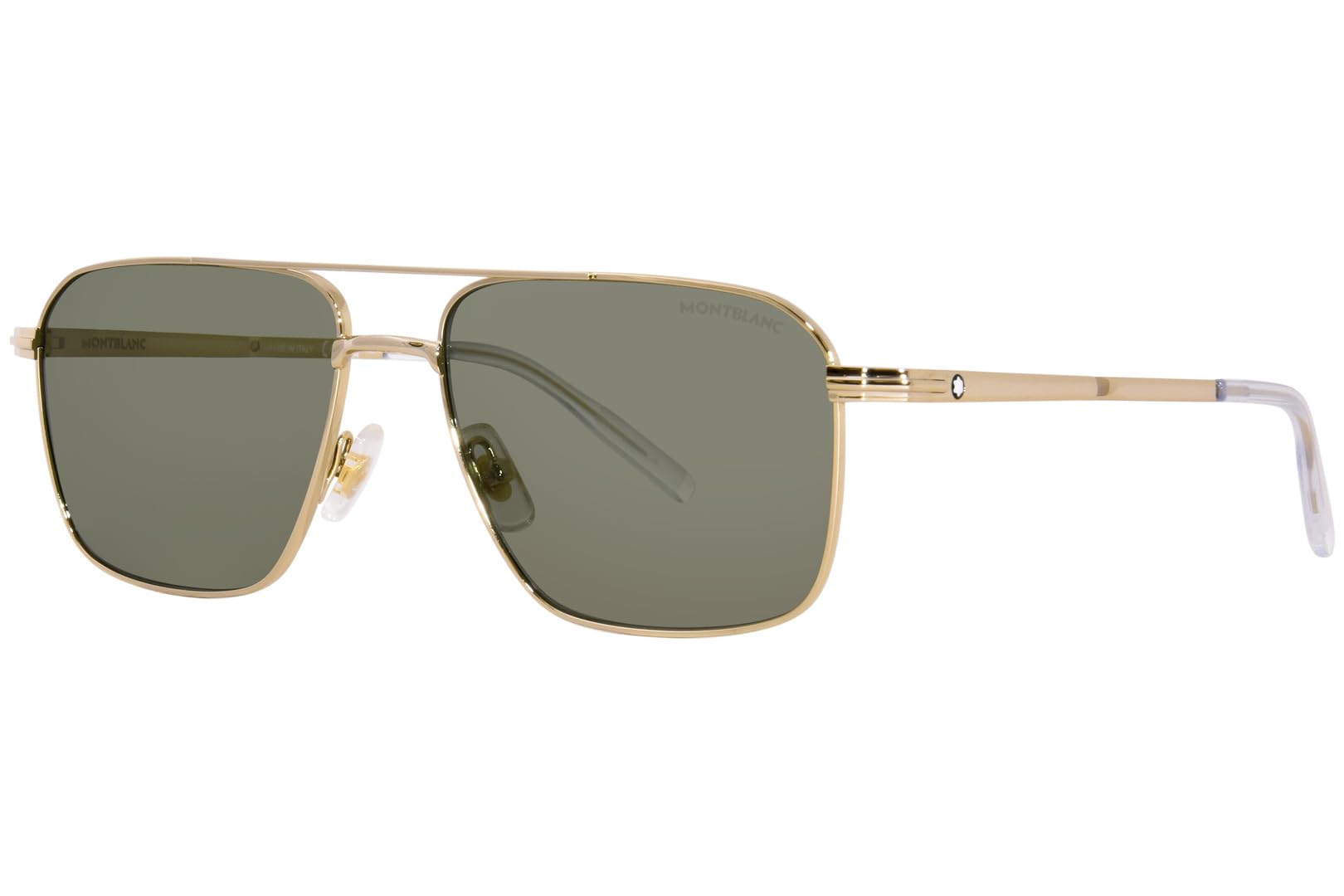 Montblanc MB0278S-002 56 Sunglass Man Metal Sonnenbrille, Sport, Gold (Gold), Einheitsgröße