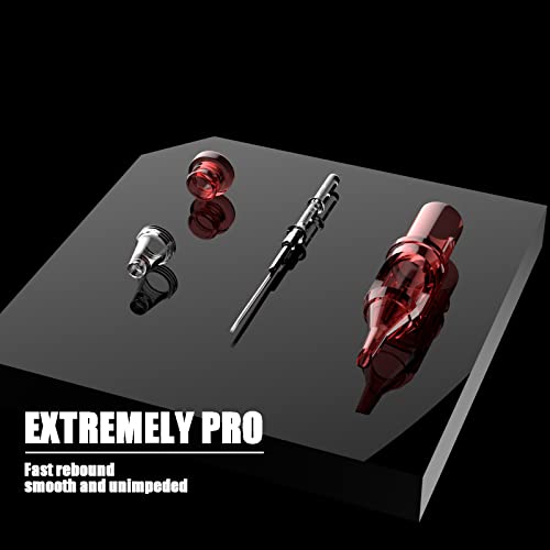 Dragondfire Tattoo Cartridge Needles # 12 Standard Round Shader 30Pcs With Membrane Safety Cartridges Disposable Tattoo Needle For Tattoo Pen(1205Rs) #TOP4