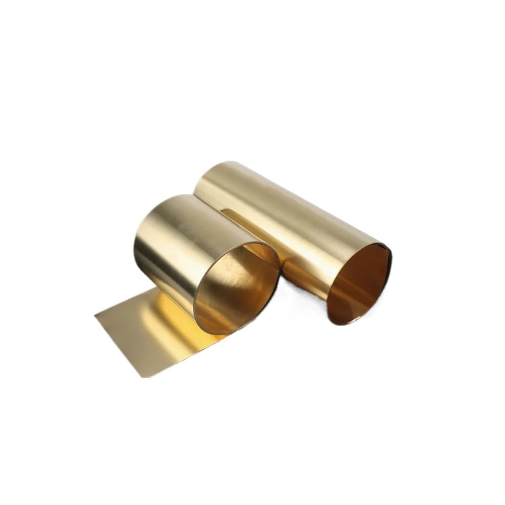 Fraomhfw Thickness 0.01Mm Brass Strip/Brass Sheet/Brass Skin/Laser Cutting, Thickness 0.05 0.1 0.2 0.3 0.5-1Mm