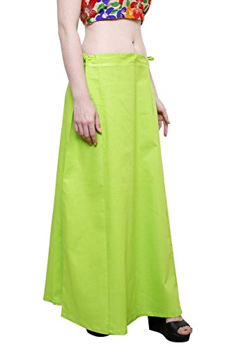 Image of Pistaa's combo of Women's Cotton Best Plain Solid Indian Readymade Inskirt Saree petticoats