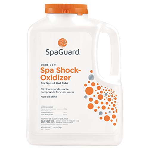 Image of SpaGuard Spa Shock Oxidizer for Spas & Hot Tubs, 7 lb, Single Pack | Non-Chlorine Oxidizer, Easy to Use, Quick-Dissolving Shock Treatment