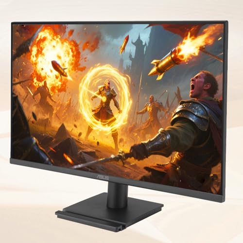 Image of ASUS 27 inch FHD Gaming Office Monitor, 120Hz, 1ms, Eye Care Monitor - IPS, 99% sRGB, Frameless, Adaptive-Sync, HDMI, VGA, Low Blue Light, Flicker Free, Tilt, Wall Mountable, Black
