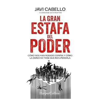 Diseño de la portada del título La gran estafa del poder