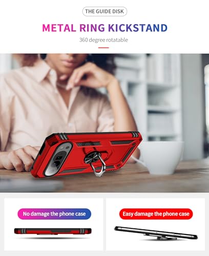 Coque pour Google 9ProXL GGX8B antichoc rouge pour éviter les rayures d'écran - 3