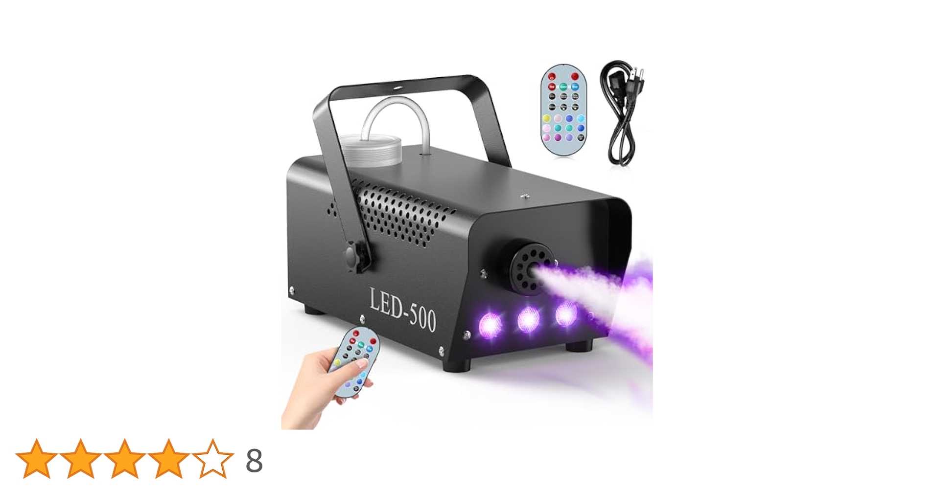 HOLDLAMP1200Wスモークマシンフォグマシン6000CFM&6つのLED