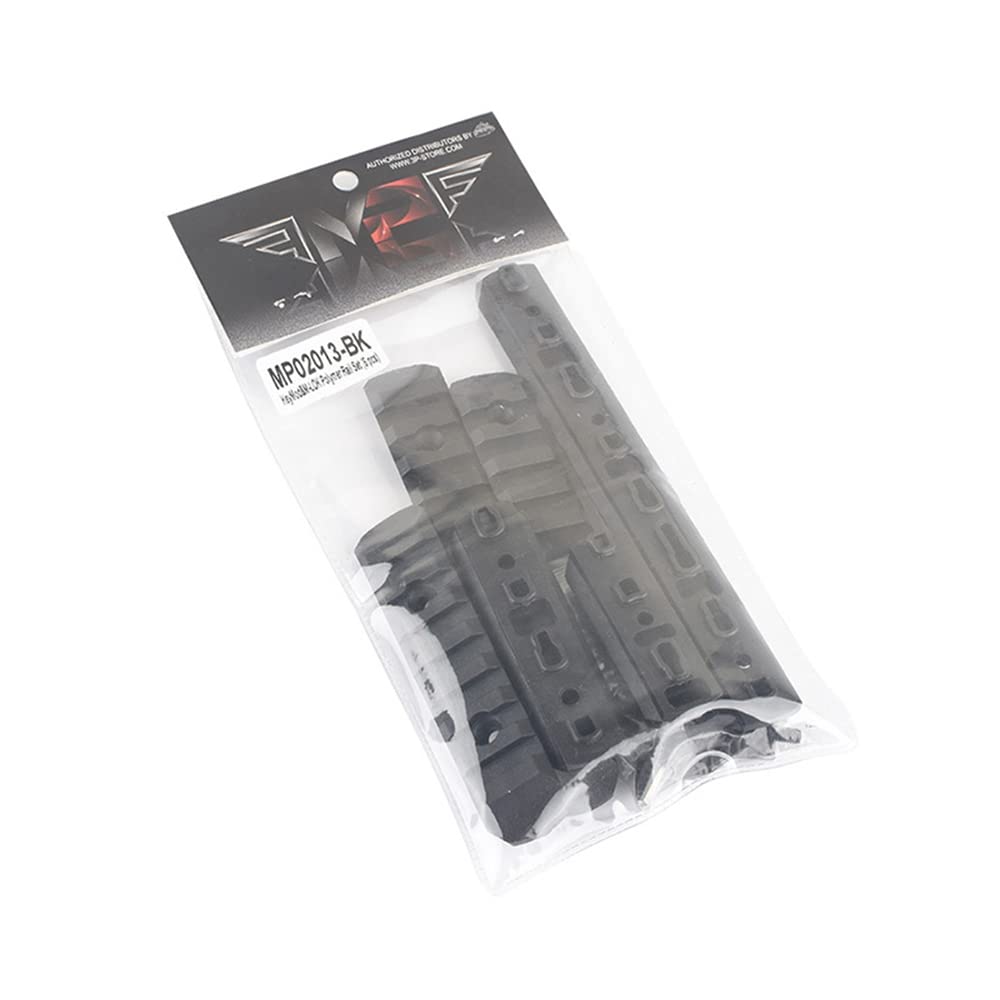 6 Pezzi Mlok Keymod Set di Guide polimeriche per paramani, Guida Picatinny Leggera 3-Slot 5-Slot 7-Slot 9-Slot 11-Slot 13-Slot Accessori Tattici