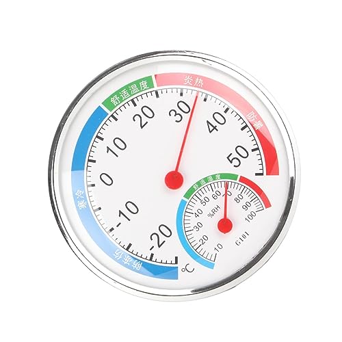 gernie Temperature Humidity Tester Thermometer for Greenhouse Household Indoor G101 Greenhouse Garden, Thermohygrometer Hygrometer Temperature and Humidity Measurement Hygrothermometer, White