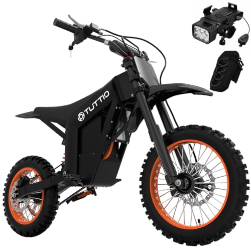 Tuttio Soleil01 Electric Dirt Bike 3000W 40MPH 200NM Off Road Ebike | 48V 21AH Battery 45Miles 1412 Fat Tire Electric Mountain Bike Full Suspensions E-Motorcycle For Adults Teens product thumbnail 10