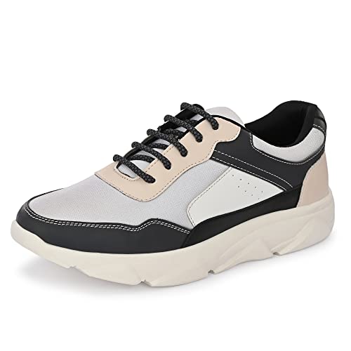 Image of Centrino Mens Casual Shoes Fashion Lace Up Non-Slip Flats Trendy Stylish All Day Comfortable Lightweight Sneakers with Extra Comfort on Heel (6029)