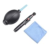 Material de alta calidad MUZOCT 3 en 1 DSLR cámara lente Kit de limpieza con lente Pen Brush Pelusa Toallitas sin soplador de aire Kit para Canon Nikon Sony filtro de lente