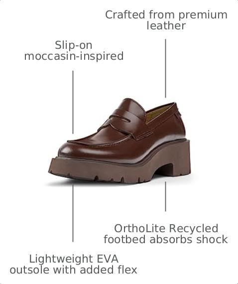 Image of Camper Women's Milah Moccasin Loafers