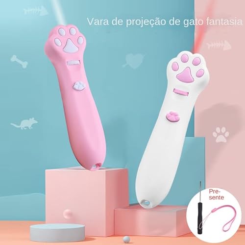 Brinquedos de ponteiro laser para gatos, gatos de interior com pontos vermelhos e brinquedos interat
