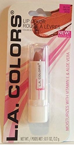 LA Colors Lipstick with Vitamin E & Aloe Vera, BLC16 Natural Shine, 0.11 Oz